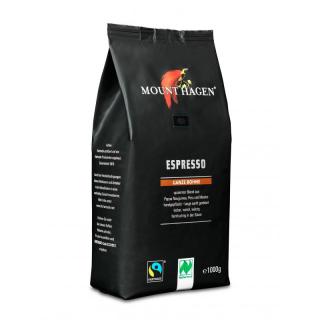 Mount Hagen Espresso ganze Bohne 1kg Fairtrade