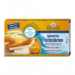 V! Glutenfreie Seelachs-Fischstäbchen (12x180g)