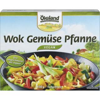 Wok-Gemüse-Pfanne mit Ingwer