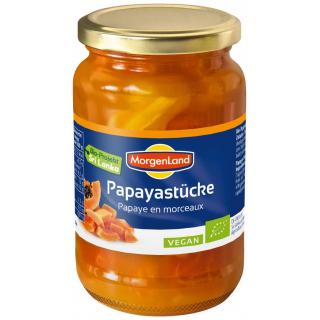 Papaya-Stücke
