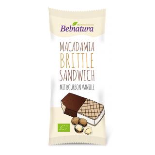 Macadamia Brittle Sandwich Eis