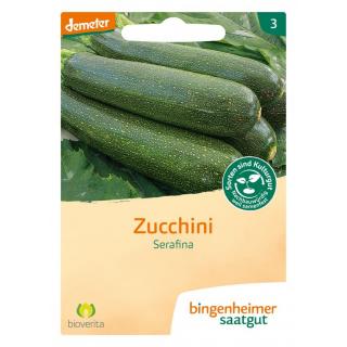 Zucchini Serafina, Bingenheimer Demeter Saatgut