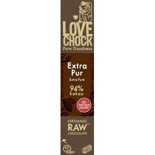 Riegel Extra Pur 94% Kakao, RAW, vegan /glf